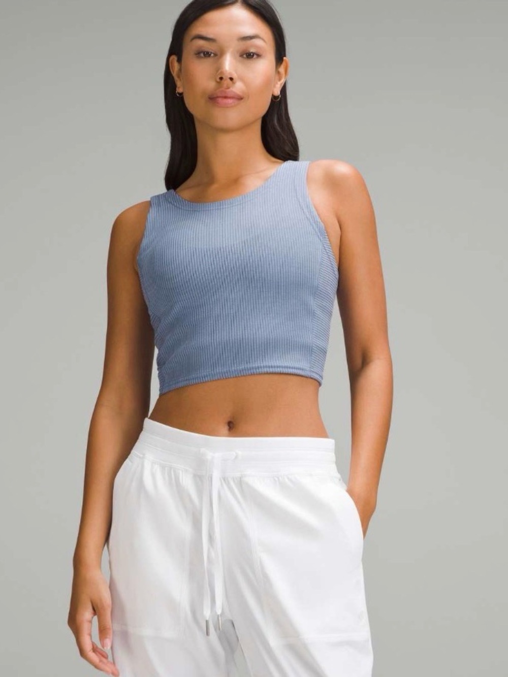 Lululemon Ribbed Softstreme Cropped Tank Top
Oasis Blue size 2